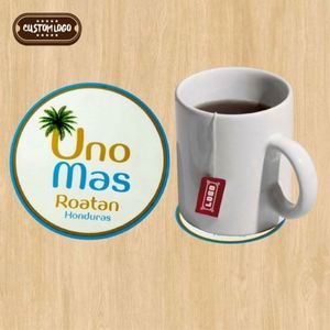 Sous-verres antidérapants en PVC personnalisés en carton, sous-verres en silicone pour boissons - Product Image 1