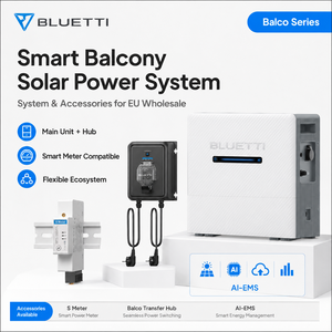 Système d'énergie solaire intelligent pour balcon BLUETTI et accessoires pour la vente en gros en Europe - Product Image 1