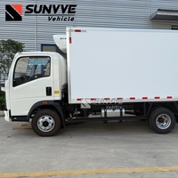 Camion frigorifique SINOTRUK HOWO 4X2 manuel, neuf, diesel, 2-5 tonnes, Euro 2, faible température, 150 ch, Shandong, Chine