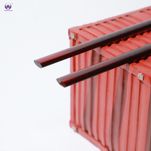 Borosilikatglas-Stab Becherglas-Rührstab für Lampwork-Glas Laborgebrauch TYGLASS Marke Strike Red Flachstab - Product Image 6