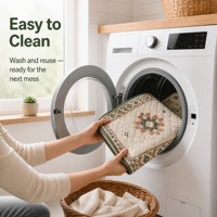 AOSEN Tapis absorbant réutilisable et imperméable pour animaux de compagnie, lavable en machine, antidérapant, pour l'incontinence des animaux âgés
