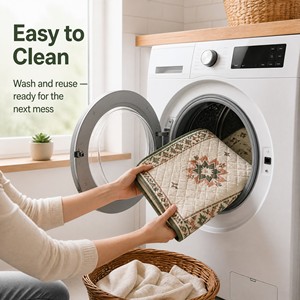 AOSEN Tapis absorbant réutilisable et imperméable pour animaux de compagnie, lavable en machine, antidérapant, pour l'incontinence des animaux âgés - Product Image 5