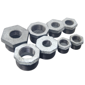 Accesorios de tubería buje hierro maleable galvanizado rosca reductora para materiales de fontanero - Product Image 3