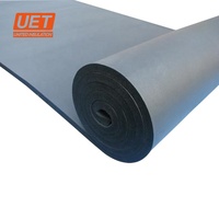 Climatiseur en caoutchouc mousse nbr/pvc flexible tuyau d'isolation de conduit de climatisation polyuréthane caoutchouc d'isolation de feuille de mousse