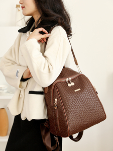 <span class=keywords><strong>Sac</strong></span> à <span class=keywords><strong>dos</strong></span> souple de haute qualité pour <span class=keywords><strong>femme</strong></span> en cuir PU noir, imperméable, idéal pour le trekking et le bureau - Product Image 6