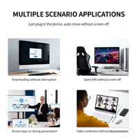 USB Computer Mouse Mover Shaker Tiny Undetectable Mouse Jiggler Simulate Movement Computer Accessories