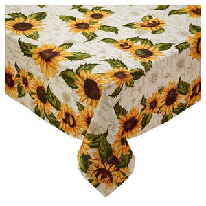 Hot bán hướng dương in không thấm nước trang trại Khăn Trải Bàn dùng một lần phòng ăn nhà bếp hình chữ nhật bảng Bìa - Product Image 2