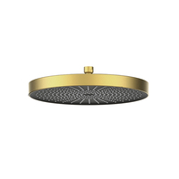 Pommeau de douche rond ABS de 12 pouces, grand format, pour douche pluie, accessoires de salle de bain pour appartement et hôtel