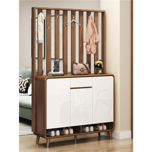 Mueble <span class=keywords><strong>Zapatero</strong></span> de Madera Maciza para el Hogar, Gran Capacidad, Separador de Pasillo Engrosado para Entrada - Product Image 1