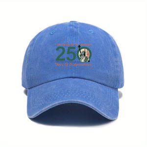 Cappellino da baseball per il 250° anniversario della fondazione degli Stati Uniti, cappello vintage da esterno con visiera morbida per uomo - Product Image 5