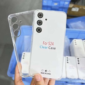Funda negra para teléfono móvil de TPU suave transparente de 1,5mm de espesor para Samsung Galaxy A55 A35 S23 S24 Plus Ultra A15 A05 <span class=keywords><strong>M33</strong></span> - Product Image 2