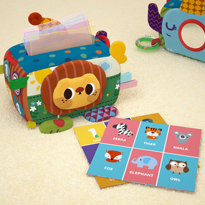 Boîte à mouchoirs magiques pour bébé, boîte à mouchoirs sensoriels pour bébé, boîte à mouchoirs sensoriels pour bébé, nouvelle tendance OEM et ODM - Product Image 4