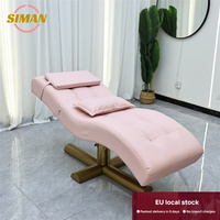 Siman Livraison Gratuite en UE Chaise Noire Coréenne pour Extensions de Cils et Sourcils, Mobilier de Spa Facial et de Cosmétologie pour Table de Massage