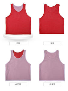 سترة رياضية شبكية للكبار قابلة للعكس بشعار مخصص ، اسم مطبوع ، مرايل كرة قدم Pinnie ، لتدريب كرة السلة ، خدمة OEM - Product Image 3