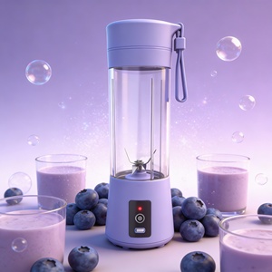 Robot culinaire multifonctionnel 5-en-1 pour bébé, 1 vitesse, silencieux, broie la glace, USB/batterie, mixeur, blender, anti-fuite, sans BPA, pour voiture - Product Image 6