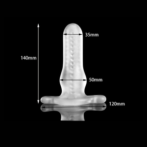 Masturbación anal para hombre y mujer, expansor de enchufe anal hueco multifuncional transparente - Product Image 5