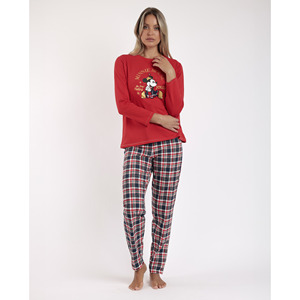 DISNEY Feeling Jolly Mujer Impreso Patrón Sólido Pijama Cintura Elástica Camisón Transpirable Spandex XL Tamaño PARA LA Temporada de Otoño - Product Image 1