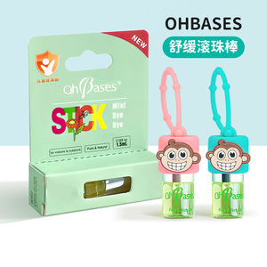 OhBases Mini Stick Répulsif 1,5 ml Pur Naturel Pour Enfants Utilisation Intérieure et Extérieure - Product Image 5