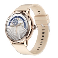 Reloj Inteligente Femenino G208 con Pantalla TFT de 1.19" 240x240, Resistente al Agua IP67, Llamadas por Bluetooth, Monitor de Sueño y Frecuencia Cardíaca, Batería de 4 Días, Aplicación Dafit, Aleación