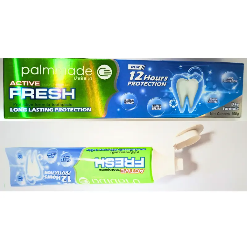 Daily Use Palm made Fresh toothpaste for sensitive teeth natural beauty of your smile with Palm made Herbal Fusion Toothpaste