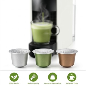 Capsules de matcha compostables écologiques pour cafetières multi-systèmes, mélange de saveurs variées, logo personnalisé, marque privée - Product Image 2
