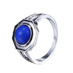 Anello <span class=keywords><strong>Originale</strong></span> Mikaelson in Argento S925, Gioiello Raffinato per Uomo e Donna, Ispirato a <span class=keywords><strong>The</strong></span> Vampire Diaries, con Lapislazzuli Naturale, Regalo alla Moda - Product Image 6