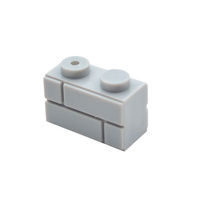 NO.98283 pared de ladrillo 1x2 Compatible con las principales marcas de pequeños bloques de construcción ladrillos juguetes de plástico