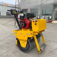 5-20 tonnes diesel asphalte rouleau de route Double tambour compacteur hydraulique vibrant Tandem