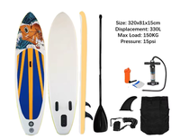Vente flash Planche de surf souple en mousse IXPE 9'0 avec logo personnalisable pour débutants en eaux offshore, mousse EPS, bois, ailerons en EVA pour enfants