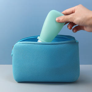 Tragbare 60ml 2 oz nachfüllbare Squeeze Auslaufs ichere leere Reise flasche Set Silikon lotion Kosmetische Dusch flasche Travel Tube - Product Image 3