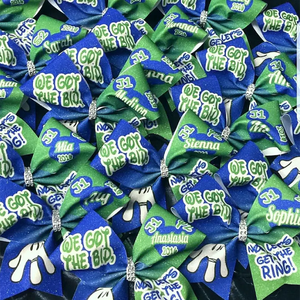 Lazo Personalizado para Animadoras <span class=keywords><strong>de</strong></span> Baloncesto, Sóftbol, <span class=keywords><strong>Fútbol</strong></span>, Rugby y Otros Deportes, para Promoción Escolar - Product Image 4