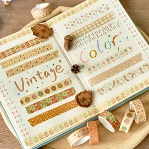 Boho Washi Tape 20 Rolls Retro Design For Journaling Diy Decorative <b>Paper</b> Tape - Product Image 2