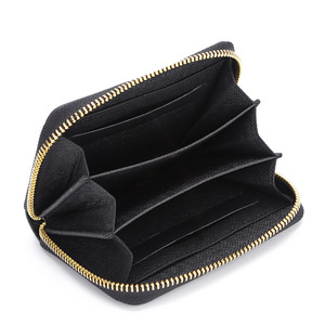 PVC Cross-Grain Short Zipper <b>Wallet</b> Multi-Functional Coin Purse Card <b>Holder</b> for Men & Women Lightweight & Water-Resistant Mini - Product Image 2