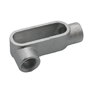 Corpo per condotti LeaderFul LR Tipo Form <span class=keywords><strong>7</strong></span> Modello LR47 1 1/4" in ghisa grigia resistente alla corrosione per tiraggio condotti elettrici - Product Image 5