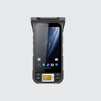 Terminal Lector Portátil C5 ABS 4G/WiFi Android 11 UHF RFID Negro para Almacén, Comercio Minorista y Logística de Ultra Alta Frecuencia
