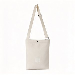 Sac bandoulière messager en toile blanche personnalisé pour femme 2022, avec lettres décoratives, style étudiant japonais, collection Printemps-Été - Product Image 6