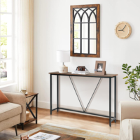 Console d'entrée moderne en bois, table étroite pour canapé, mobilier de salon, facile à nettoyer