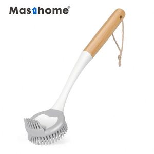 ที่ปาดน้ำพลาสติกขนาดเล็ก Masthome TPR & Bamboo Series สำหรับห้องอาบน้ำ หน้าต่าง และพื้น - Product Image 5