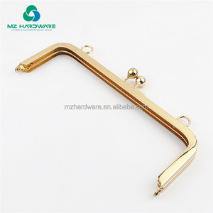 MZ Hardware Marco de Metal de Lujo para Bolsos con Hebilla Cuadrada y Cierre de Beso Bolso de Mano Impermeable y Portátil - Product Image 2