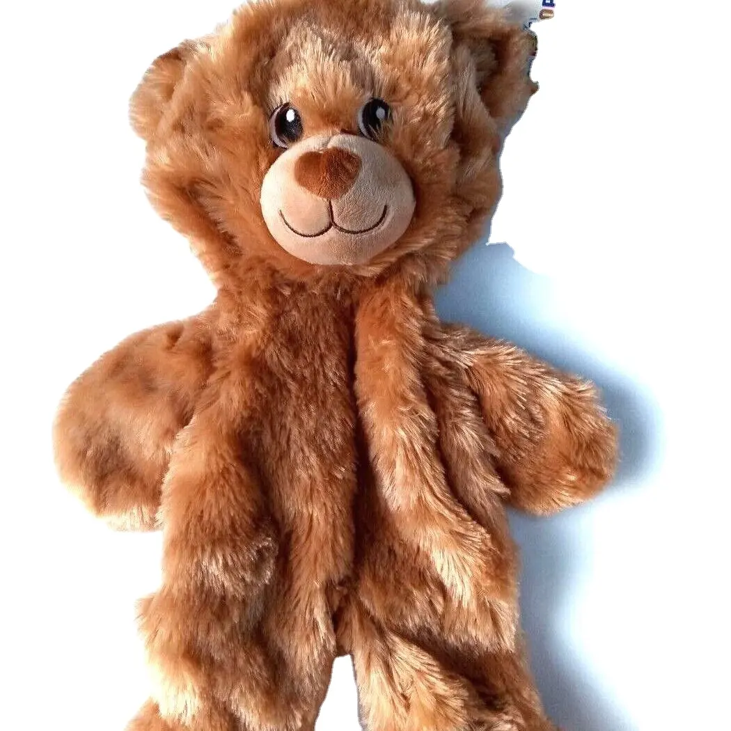 منخفضة موك مخصص لعبة طرية محشوة على شكل حيوان unstuffed تيدي الدب الجلد