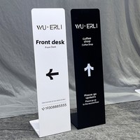 Panneaux publicitaires mobiles sur pied en métal durable personnalisés pour les entreprises, utilisés pour les banquets d'hôtel