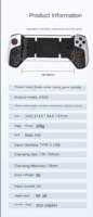 Manette de jeu sans fil JK03, contrôleur de jeu extensible pour téléphone Android Harmony
