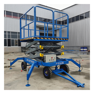 चेरी पिकर इलेक्ट्रिक हवाई मंच 6 मीटर 8 मीटर 10 मीटर 12 मीटर आसमान लिफ्ट मोबाइल लिफ्टर मचान हाइड्रोलिक कैंची लिफ्ट - Product Image 1