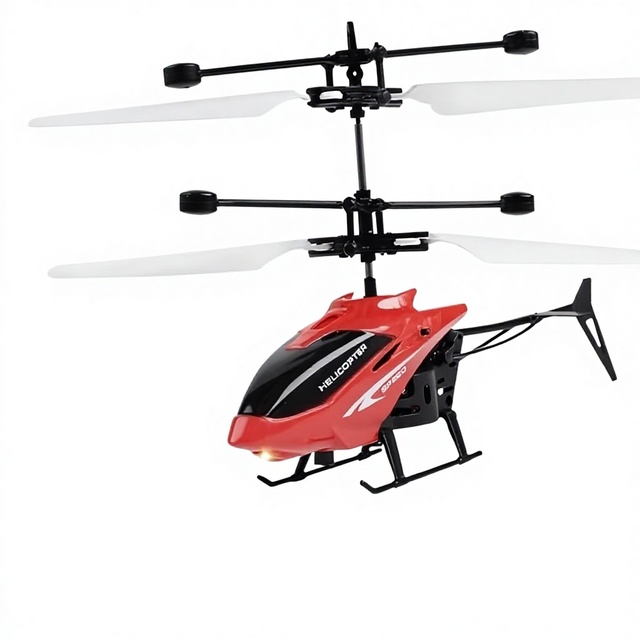 Electric Brushless Mini RC Helicopter Plastic Beginner-Friendly Durable Hover Remote Control Toy with 1080p HD Video