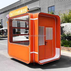 Kiosque de service mobile extérieur personnalisé en gros, stand de vente préfabriqué sur roues pour parcs, places publiques et espaces publics - Product Image 4