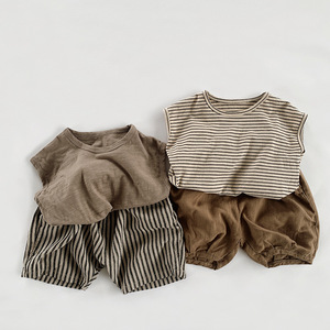 Nuevo Estilo 2026: <span class=keywords><strong>Chaleco</strong></span> Fino de Bambú y Algodón Transpirable con Cuello Redondo sin Mangas para Niños y Niñas, Estilo Coreano - Product Image 2