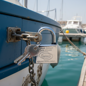 Euromarine lucchetto con chiave 30 mm modello PL12030 CORBIN - Product Image 3