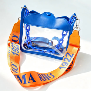 Bolso de Hombro Transparente de PVC Cómodo Sigma Riho 1922 con Correas Personalizables Reemplazables, Bolso Cruzado Personalizado para Hermandades - Product Image 2