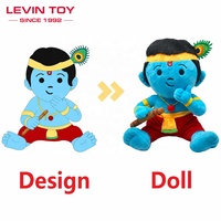 Muñecos de Peluche Personalizados de Primera Calidad con Personajes Religiosos Hindúes, Ganesh, Elefante, Krishna, Fabricante de Juguetes de Peluche Suaves para Regalos de Festivales