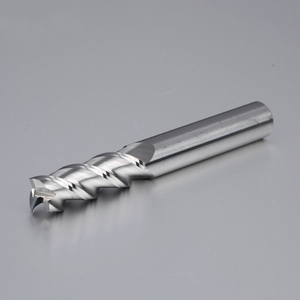 Nuevo cortador de molino de extremo de carburo de tungsteno de 3 flautas para diámetro de vástago de 4mm recubierto de aluminio 45HRC CNC Control ODM OEM - Product Image 3